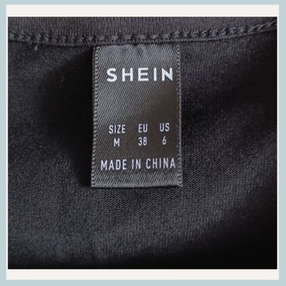 SHEIN Black Butterfly T Shirt Dress, Rhinestone Butterfly Dress - Picture 5 of 5